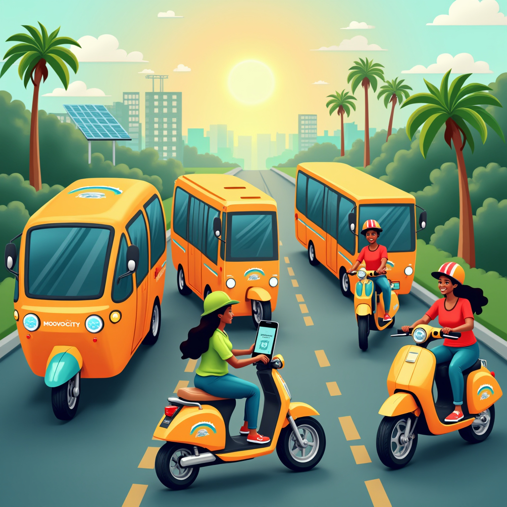 MooVoo team discussing plans over a city map